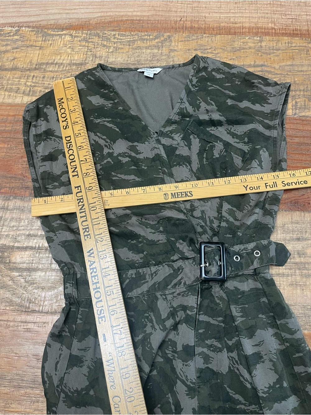 Habitual camouflage Romper- size 14 green - Picture 4 of 9